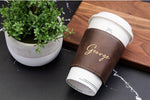 Vegan Leather Coffee Sleeve